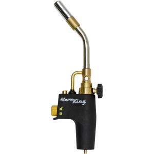 imageFlame King FK8500CGA High Intensity Propane Torch Head for Soldering Brazing Plumbing Lighting CharcoalFire Pits Compatible with 1LB Cylinders MAPP and MAPPRO