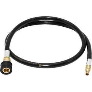 imageFlame King Quick Connect Hose for RV Van Trailer LP Gas Only 48 inches 4Ft 14quot ID Thermo Plastic Hose Assembly 10039548a  Black