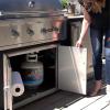 imageFlame King YSN201 20Pound Steel Propane Tank Cylinder with Type 1 OPD Valve WhiteTank Cylinder