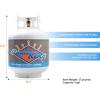 imageFlame King YSN201 20Pound Steel Propane Tank Cylinder with Type 1 OPD Valve WhiteTank Cylinder