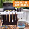 imageFlame King YSN201b 20 Pound Steel Propane Tank Cylinder with Type 1 Overflow Protection Device Valve for Grills and BBQs WhiteTank Cylinder