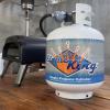 imageFlame King YSN201b 20 Pound Steel Propane Tank Cylinder with Type 1 Overflow Protection Device Valve for Grills and BBQs WhiteTank Cylinder