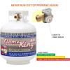 imageFlame King YSN230 20LB Steel Propane Tank Cylinder With Overflow Protection Device Valve and Builtin Gauge Great For Grills And BBQs