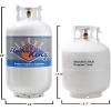 imageFlame King YSN301 30 Pound Steel Propane Tank Cylinder with Type 1 Overflow Protection Device Valve DOT and TC Compliant30 LB Tank