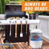 imageFlame King YSN330 30lb Steel Propane Tank Cylinder with Gauge and OPD Valve for Grills and BBQs Camping Fishing ampamp Outdoor Activities White30LB Propane Tank