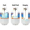 imageFlame King YSN330 30lb Steel Propane Tank Cylinder with Gauge and OPD Valve for Grills and BBQs Camping Fishing ampamp Outdoor Activities White30LB Propane Tank  Gauge