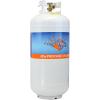 imageFlame King YSN401b 40 Pound Steel Propane Tank Cylinder with OPD Valve WhiteTank Cylinder