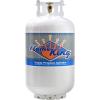 imageFlame King YSN330 30lb Steel Propane Tank Cylinder with Gauge and OPD Valve for Grills and BBQs Camping Fishing ampamp Outdoor Activities White30LB Propane Tank