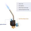 imageFlame King YSNAX1088 Trigger Start Lighter Propane Gas Blow Torch Head for Cooking Welding Searing Black Gray Light Blue