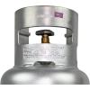 imageFlame King 10LB Aluminum Propane Tank with OPD Valve CorrosionResistant and RustFree Lightweight Great for Marine Applications Grills and BBQs Camping Fishing ampamp Outdoor Activities
