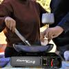 imageFlame King Dual Fuel Butane amp Propane Gas Camping Stove with Single Burner Portable and Great for Outdoor Cooking BackpackingBlack