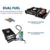 imageFlame King Dual Fuel Butane amp Propane Gas Camping Stove with Single Burner Portable and Great for Outdoor Cooking BackpackingBlack