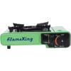 imageFlame King Dual Fuel Butane amp Propane Gas Camping Stove with Single Burner Portable and Great for Outdoor Cooking BackpackingGreen